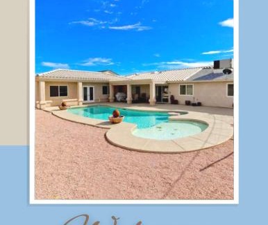 Lake Havasu City House | PRIVATE VIEW ON THE LAKE SIDE OF 95! Sleeps 16