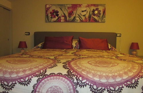 Campolattaro Hotel | Quadruple Room Delux - Bedroom with lake view