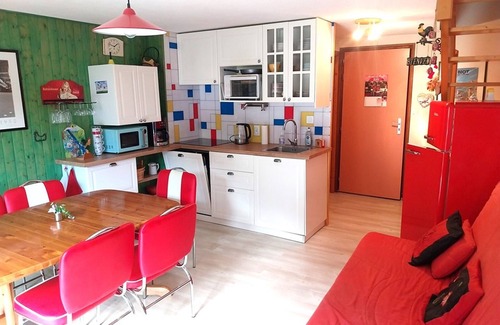 Station de Drouzin le Mont Apartment | Quiet apartment with balcony and kitchenette - 3 rooms