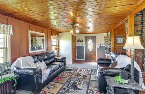 New Haven Huron County House | Quiet Shiloh Retreat with Spacious Yard and Fireplace!