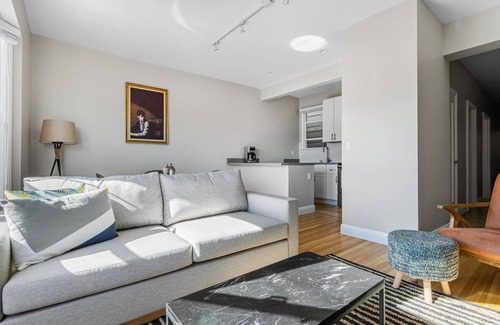 Marina District Apartment | Rad Marina District 2BR w/W/D, walk to Parks & Presidio, by Blueground