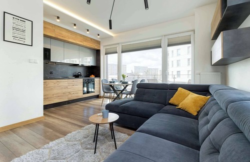 Piecki-Migowo Apartment | Rakoczego 11 Modern Apartment Parking