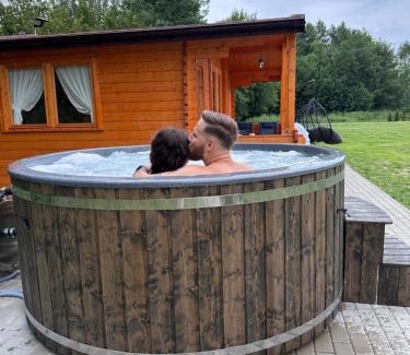 gmina Rogowo House | Ranczo Rogowo jacuzzi sauna staw rybny