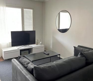 Lehmo Apartment | Rauhallinen ilmastoitu paritalo, Sauna, Terassi, Autokatos