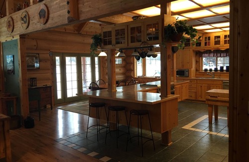 Crown Point House | Real Alaskan Riverfront Log home