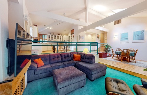 Crescent City House | Redwood retreat with large deck, grill, AC, & art collection - dog-friendly