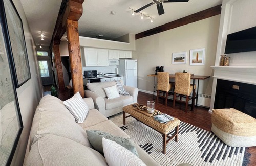 Charlevoix Condo | Relax in this beautiful condo on Lake Charlevoix!