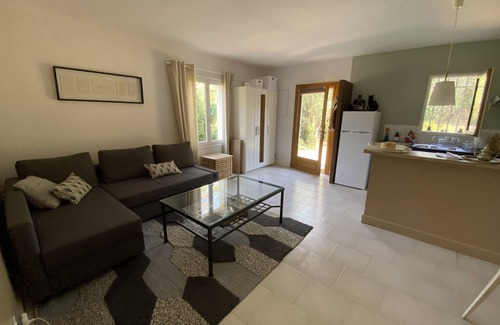 Les Maillans Apartment | Relax to the sound of cicadas in this peaceful oasis surrounded by olive trees.