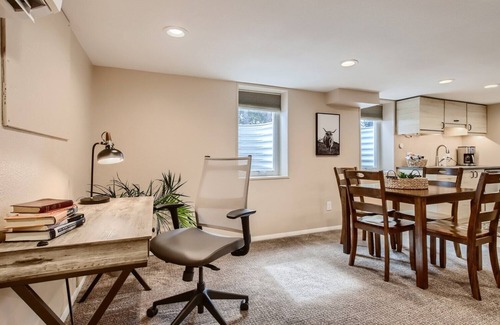 Castle Rock Apartment | Relaxing Downtown Castle Rock guest suite.