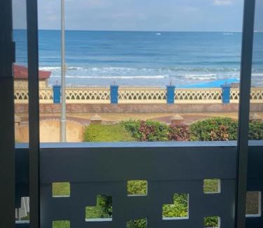Al-Muntazah Apartment | Renovated super Lux Apartment Chalet Direct sea view 2 bed rooms in Alexandria Al Mamourah شاليه الترا لوكس شاطىء المعموره الاسكندريه دور اول على البحر مباشره مع كارنيهات الدخول طوال السنه و الشاطىء الخاص من اول مايو لنهايه اكتوبر للعائلات فقط