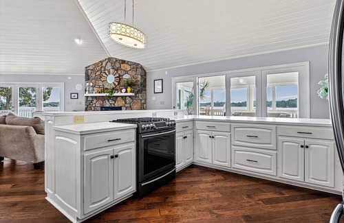 Terrell House | Resort-style Lake Norman home with unbeatable views from shore and pool!