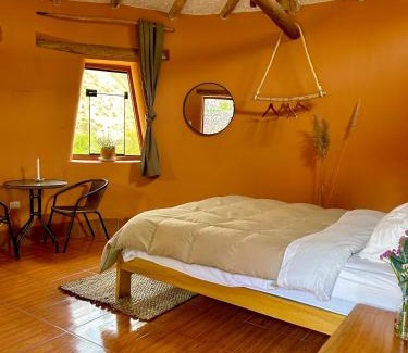 Urubamba Cabin | River House Urubamba - Mountain View Bungalows & River Access