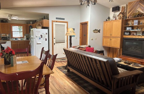 Burnsville Cabin | Riverfront direct access to trout river with tranquil views