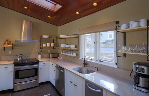 Arnold House | Riverfront home with multiple decks, central AC, washer/dryer - two dogs OK