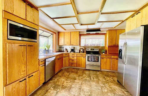 Trout Lake House | Riverfront Lodge - Ideal for small and large groups with room to spread out