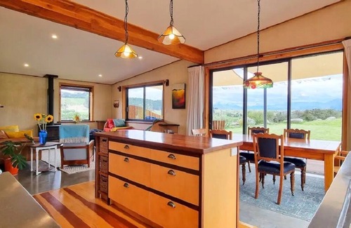 Luggate House | Riverland - boutique retreat, magnificent views.