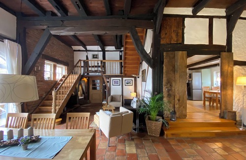 Weibeck House | romantic 4-star holiday home in the Weserbergland near Hameln with fireplace, sauna
