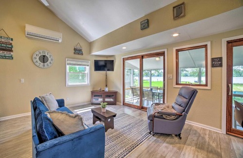 Brimfield House | Rome City Waterfront Oasis with Beach and Dock!