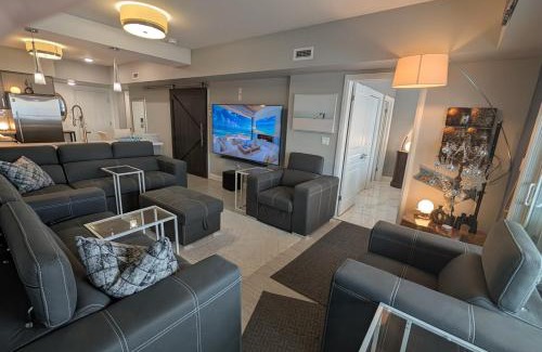 Long Point Apartment | Rooftop Patio ! Private Beach & Comfy Living Room