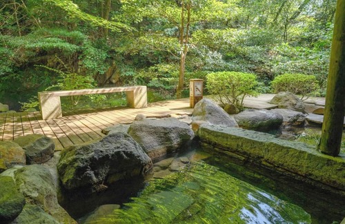 Kyomachi Onsen House | Room with reclining bath JapaneseWestern style | Upgrade with 2 meals included /Kirishima Kagoshima