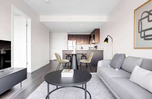 East Cambridge Apartment | Roomy East Cambridge 1BR w/Gym & W/D, near Lechmere Stn, by Blueground