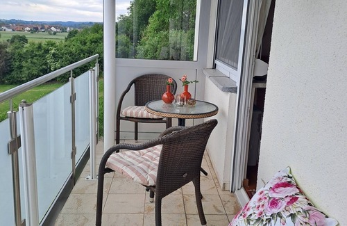 Untermerzbach Apartment | Ruhige Ferienwohnung für bis zu Zwei Personen mit Balkon