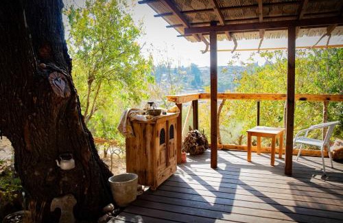 Kfar Hoshen Ski Chalet | Rustic Cabin in the Galilee with Pastoral Views