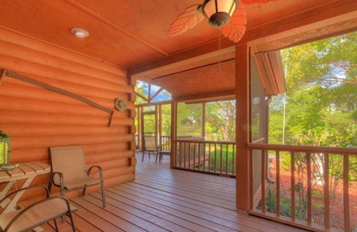Lake Helen Apartment | Rustic Cabin Retreat in the Antiques Room at the Cabin On The Lake!