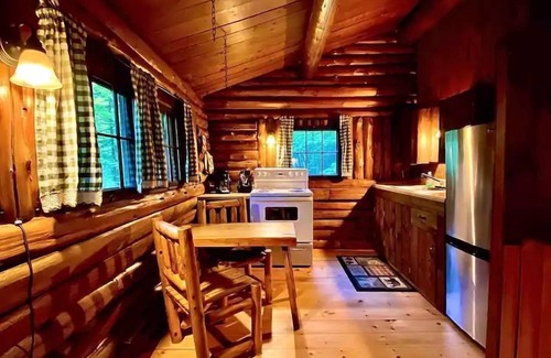 Lisbon Cabin | Rustic Log Cabin #7 - “Streamside”