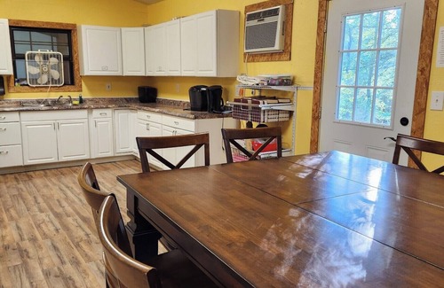 Hempstead Cabin | Rustic Ranch Bunkhouse Getaway- Sleeps 28+ -Pool & Pond