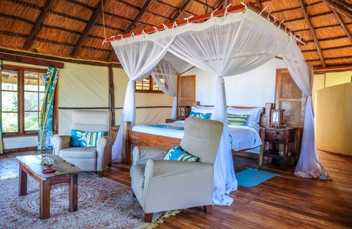 Saadani Cabin | Saadani Safari Lodge - bush, river, beach