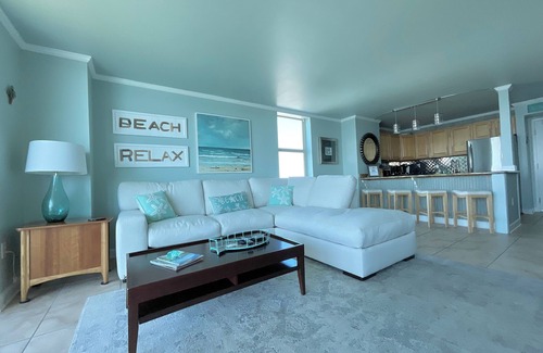 Villa Sabine Condo | Sabine 4D, Waterfront, Sleeps 6-Corner Unit -Sunset Views from every room!