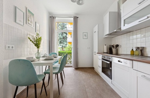 Sudenburg Apartment | Sagegarden - Terrasse - Waschtrockner