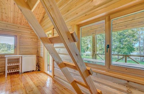 Moletai District Municipality House | Sauna with the Private Lake Access