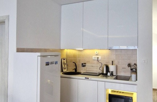 Prcanj Apartment | Scenic penthouse apartment, sea view balcony, pet friendly, private parking