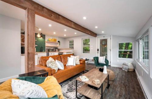 Turkey City House | Scenic Retreat: Riverfront Cabin with Large Deck and Fire Pit in Emlenton, Pennsylvania