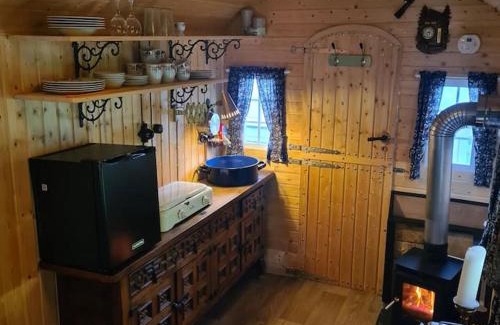 Saldenburg Apartment | Schäferwagen mit Dachterrasse an der Pferdekoppel