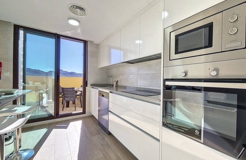 Diputacion de Rincon de San Gines Apartment | Sea, pool and mountain views with 2 terraces