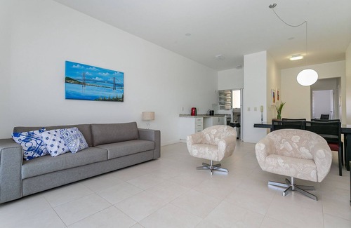 Santinho Apartment | SEA VIEW | Balcony with BBQ Grill #CSA02