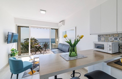 Les Baumettes Apartment | Sea View - Lovely Studio Promenade des Anglais