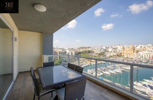 Pieta Apartment | Seafront, Designer APT with Private Terrace & WIFI by 360 Estates