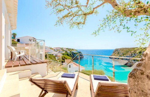 Cala en Porter Villa | Seafront Villa Bellavista with heated pool by DadoVillas