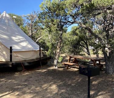 Duchesne Other | Secluded Bell Tent Nestled in the Pines in Duchesne, Utah