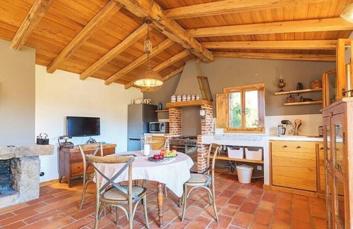 Figari House | Secluded, contemporary sheepfold for 2, nestled on a hillside with swimming pool.