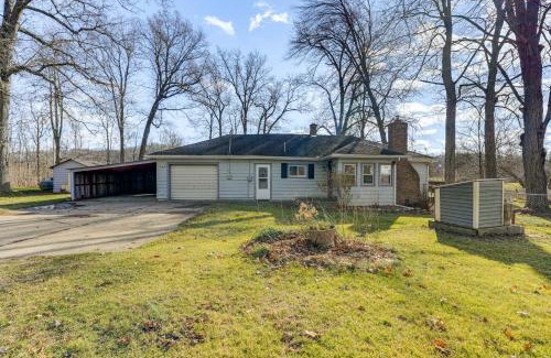 Delton House | Secluded Home with Lake View in Delton!