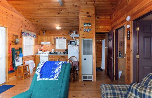 Robertsdale Cabin | Secluded Mountain Cabin Getaway Near Raystown Lake : Sleeps 6 + Pool & Fire Pit