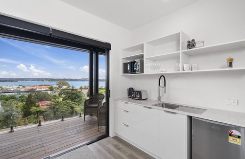 Russell Apartment | Self contained studio room with private entrance and stunning sea views