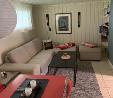 Haugesund Apartment | Sentrumsnær kjellerleilighet, nær sykehus og høgskole, parkering