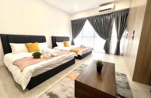 Kota Warisan Apartment | SEPANG CIRCUIT # Bell Suite Twin King Sepang Kota Warisan KLIA - Near KLIA