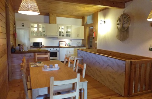 Vimioso House | Serapicos House - rustic house with private spa and views of the mountains and river.